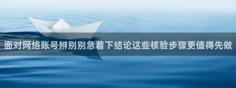 黑料爆料大全:面对网络账号辨别别急着下结论这些核验步骤更值得先做