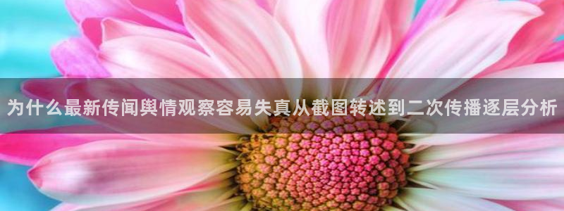 网络热点爆料网:为什么最新传闻舆情观察容易失真从截图转述到二次传播逐层分析